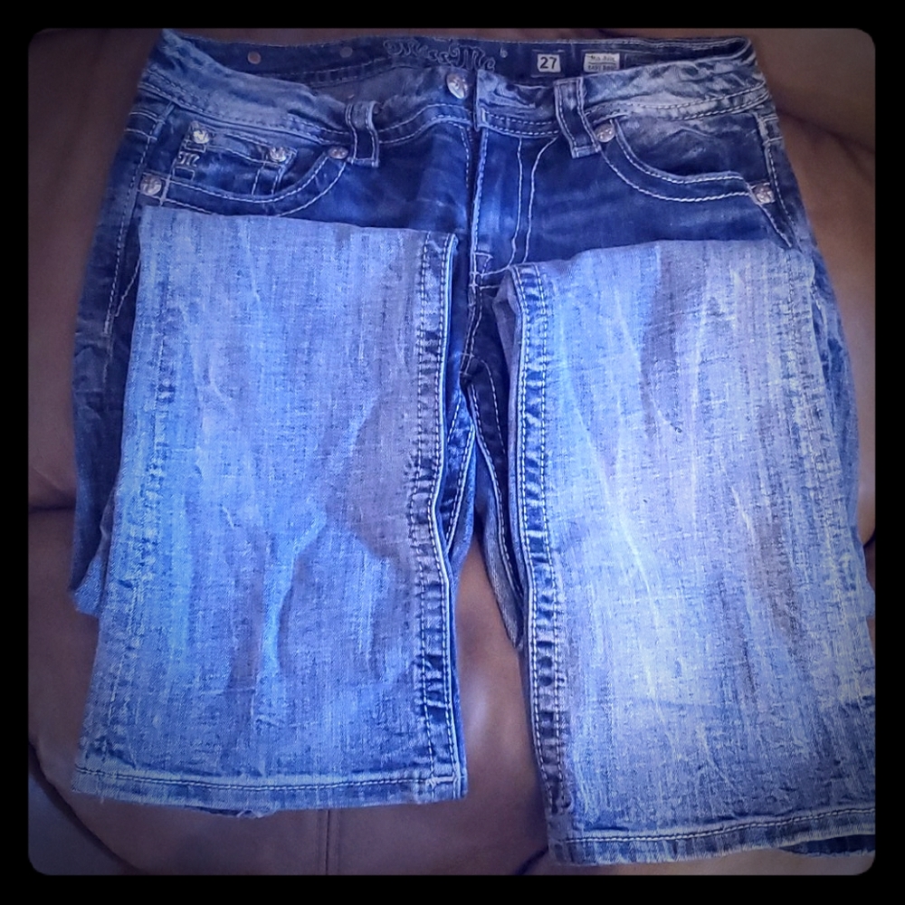 Miss Me Jeans: Mid Rise; Easy Boot